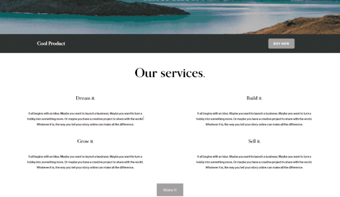 Thumbnail for Sticky Sections