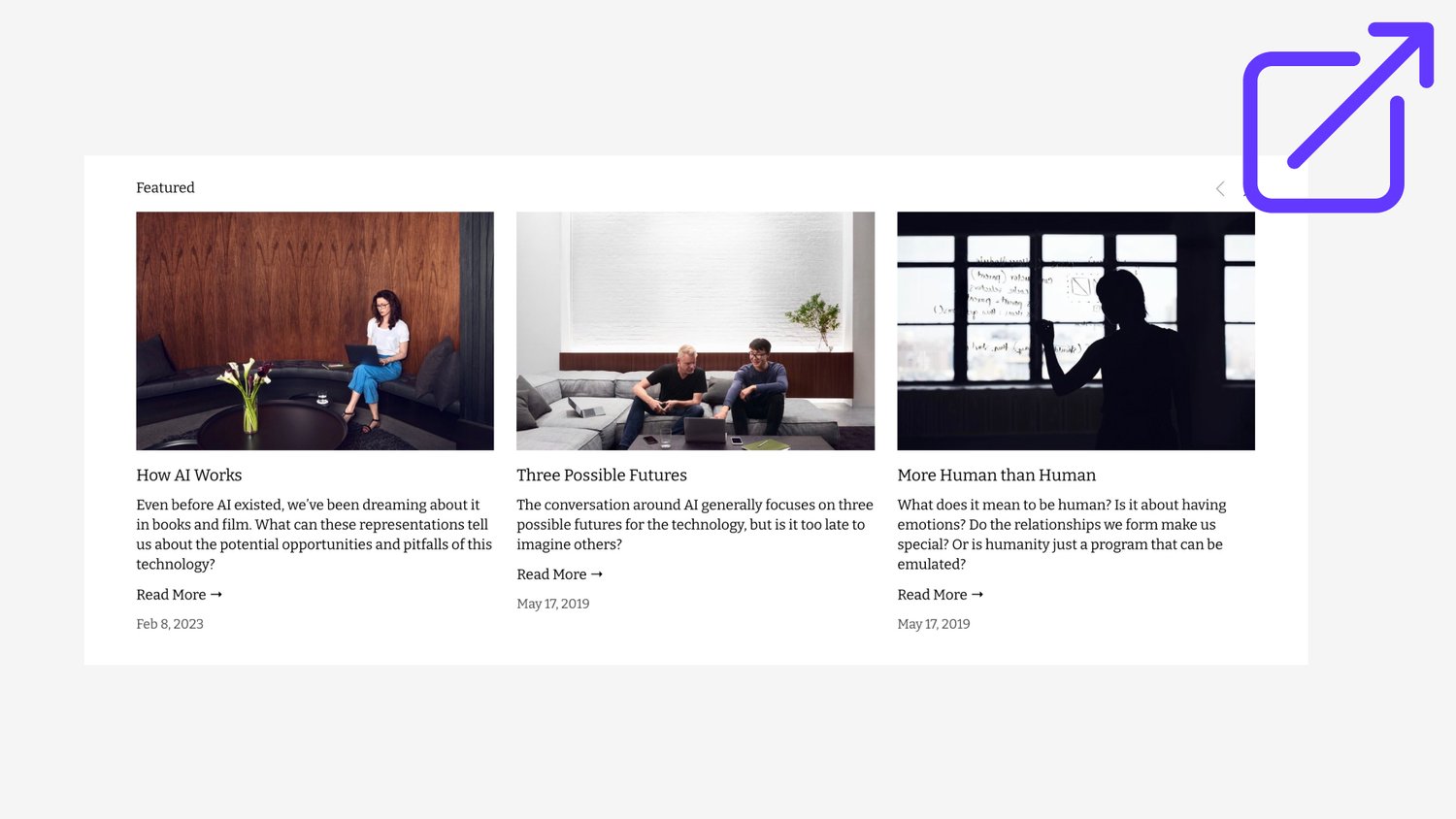 Thumbnail for Open Blog Posts In New Window