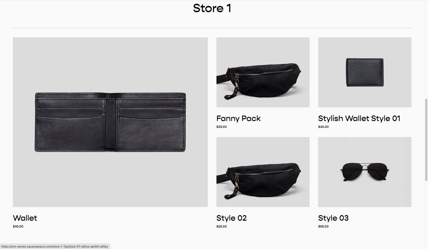 Thumbnail for Featured Product Layout for Store Page