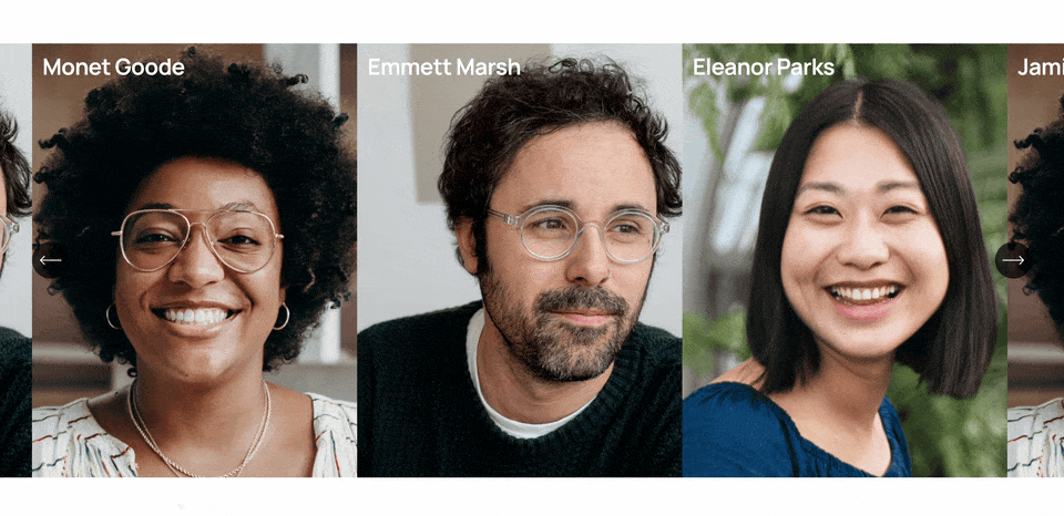 Thumbnail for Hover Cards for List Section Carousel