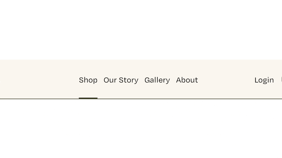 Thumbnail for Main Nav Buttons - Full Height Underlines