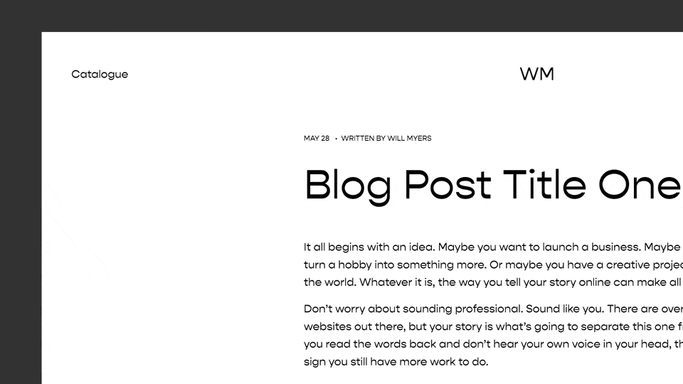 Thumbnail for Blog Post Scroll Indicator